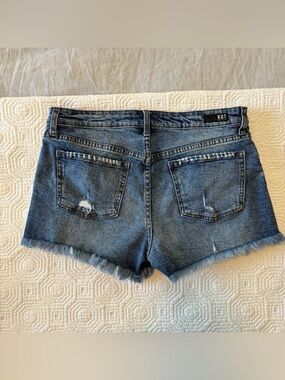 Kut from the Kloth Jane Distressed Cutoff Denim Shorts